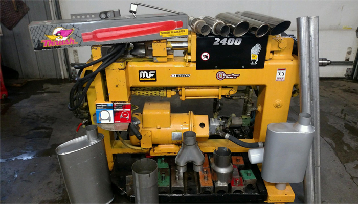 Tubing bender used for exhaust repair and custom exhaust work